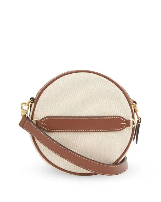 Burberry Women's Natural Logo Graphic Canvas And Leather Louise Bag
