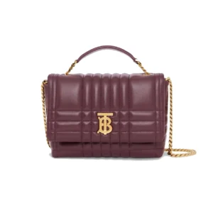 BURBERRY Lola quilted satchel bag